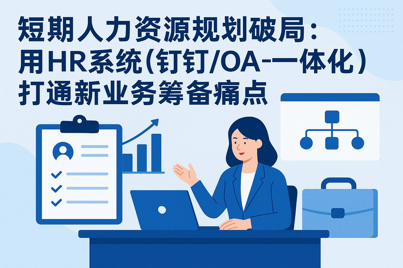 短期人力资源规划破局：用HR系统（钉钉/OA一体化）打通新业务筹备痛点