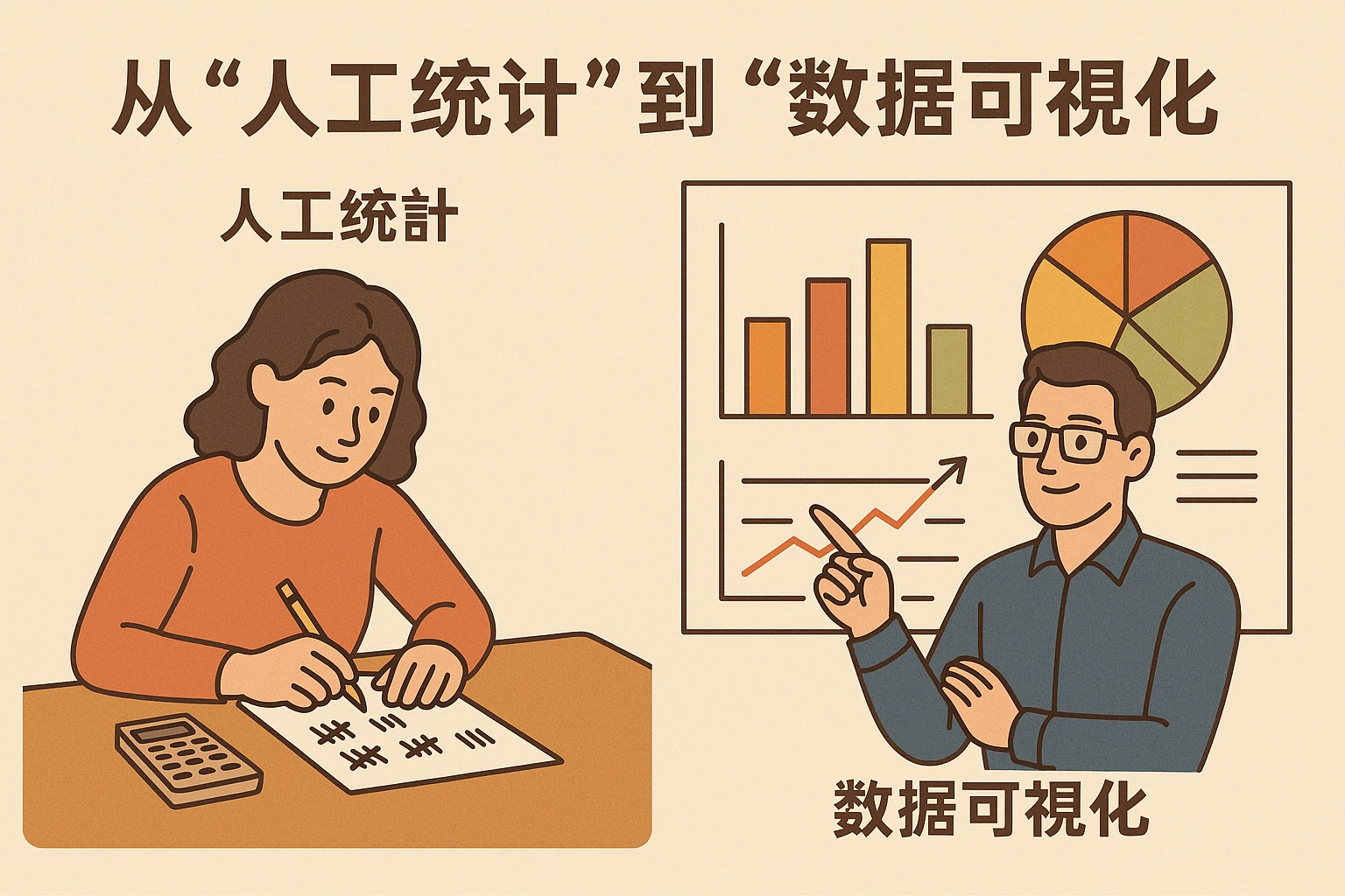 2. 从“人工统计”到“数据可视化”
