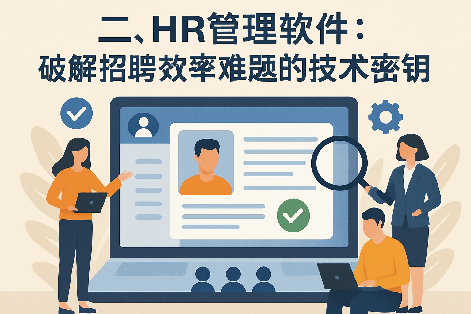二、HR管理软件：破解招聘效率难题的技术密钥