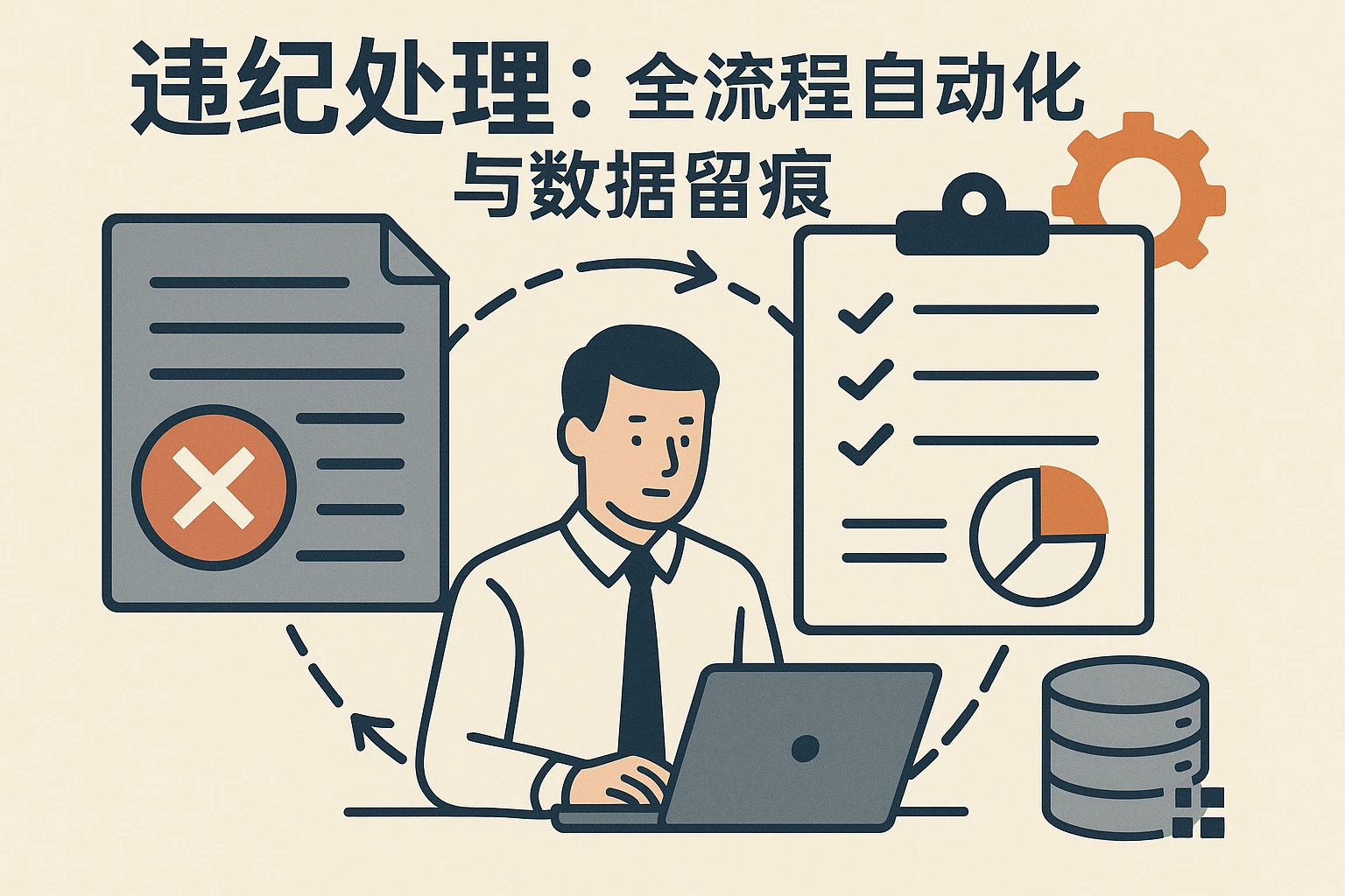 2. 违纪处理：全流程自动化与数据留痕
