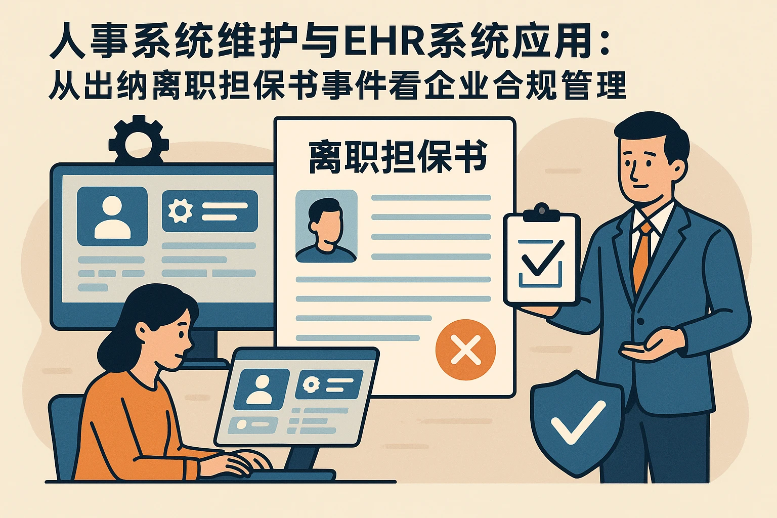 人事系统维护与EHR系统应用：从出纳离职担保书事件看企业合规管理