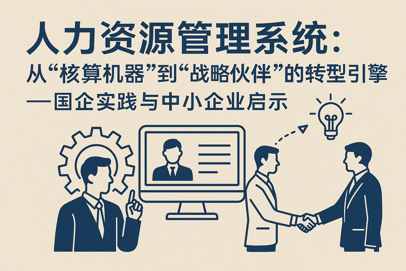 人力资源管理系统：从“核算机器”到“战略伙伴”的转型引擎——国企实践与中小企业启示