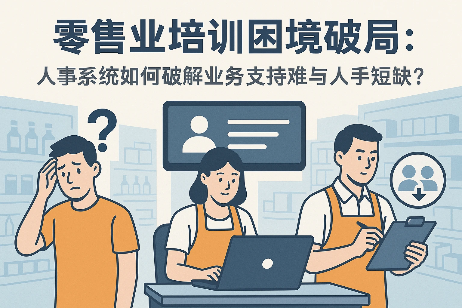 零售业培训困境破局：人事系统如何破解业务支持难与人手短缺？