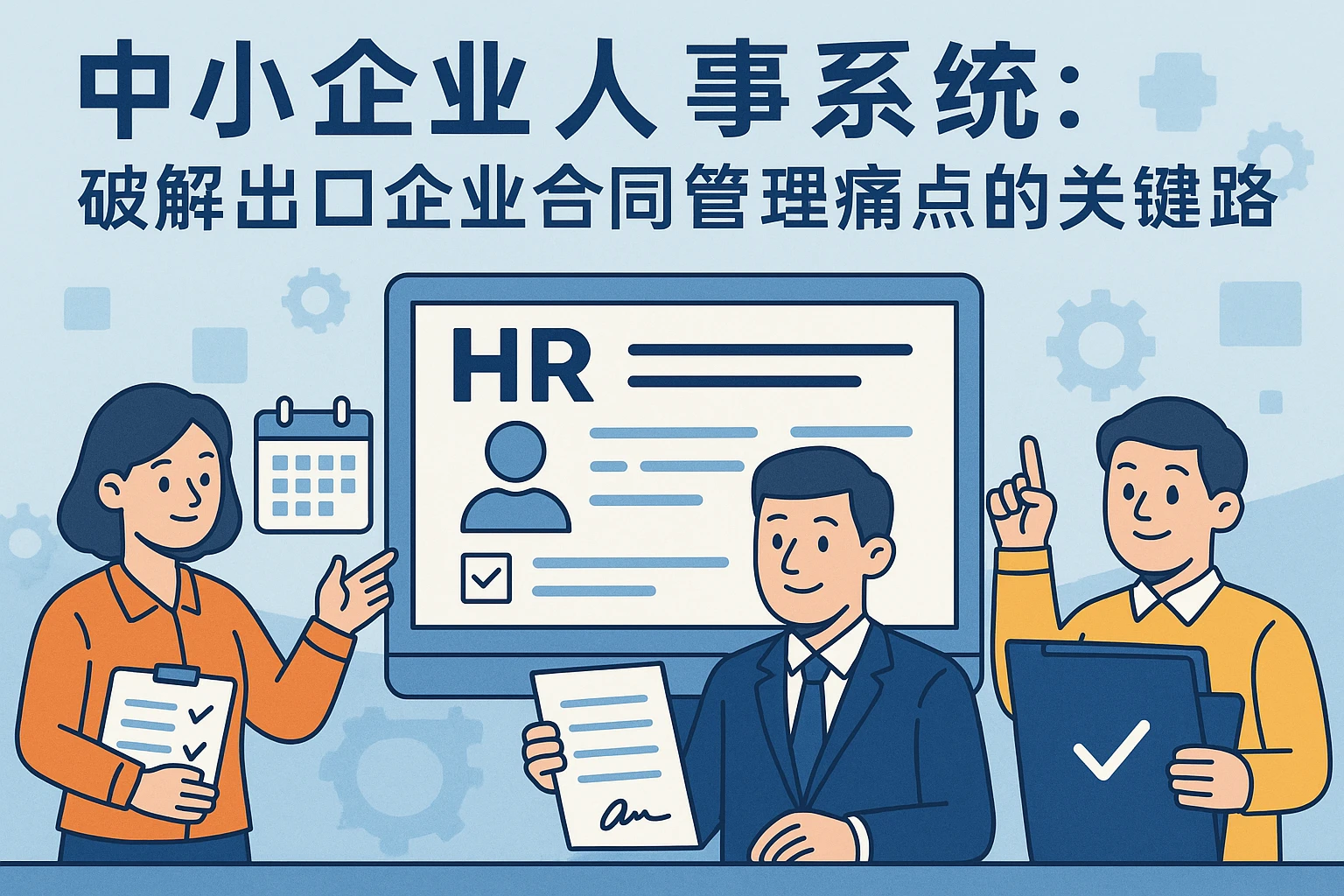中小企业人事系统：破解出口企业合同管理痛点的关键路径