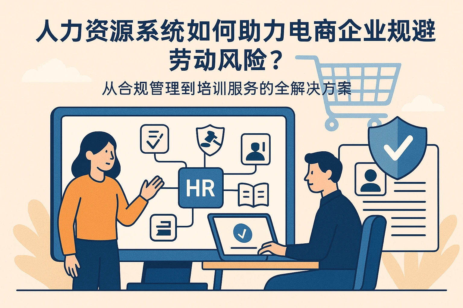 人力资源系统如何助力电商企业规避劳动风险？从合规管理到培训服务的全解决方案