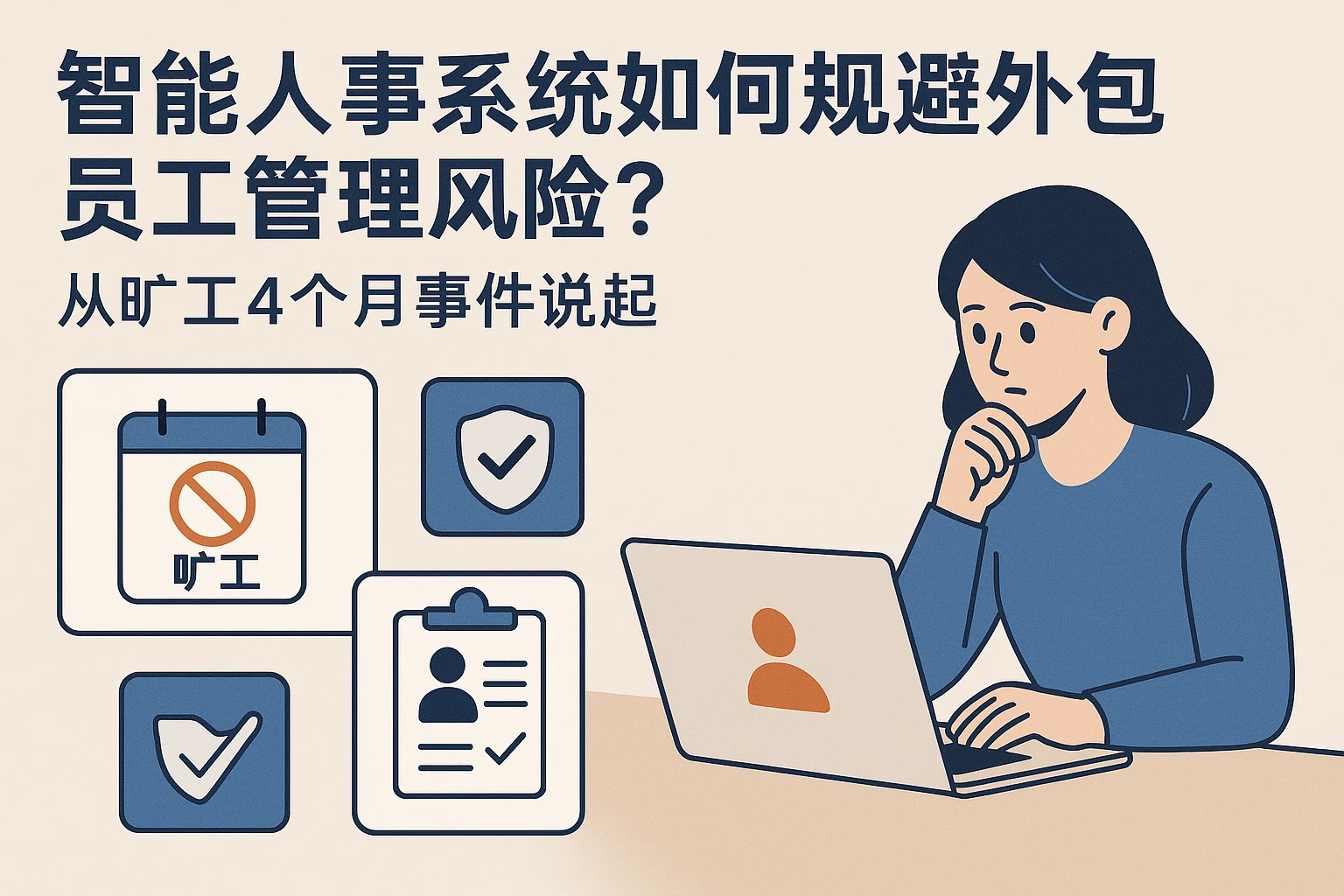 智能人事系统如何规避外包员工管理风险？从旷工4个月事件说起