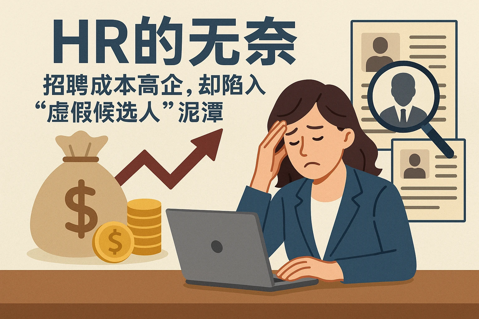 1.2 HR的无奈：招聘成本高企，却陷入“虚假候选人”泥潭