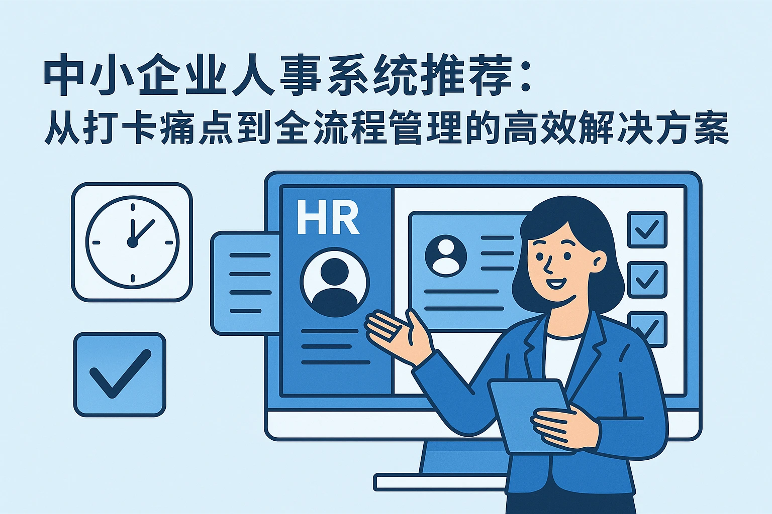 中小企业人事系统推荐：从打卡痛点到全流程管理的高效解决方案