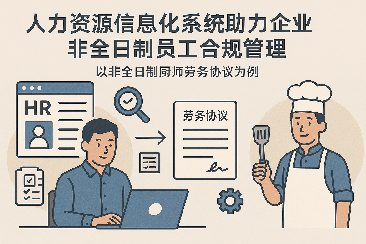 人力资源信息化系统助力企业非全日制员工合规管理：以非全日制厨师劳务协议为例
