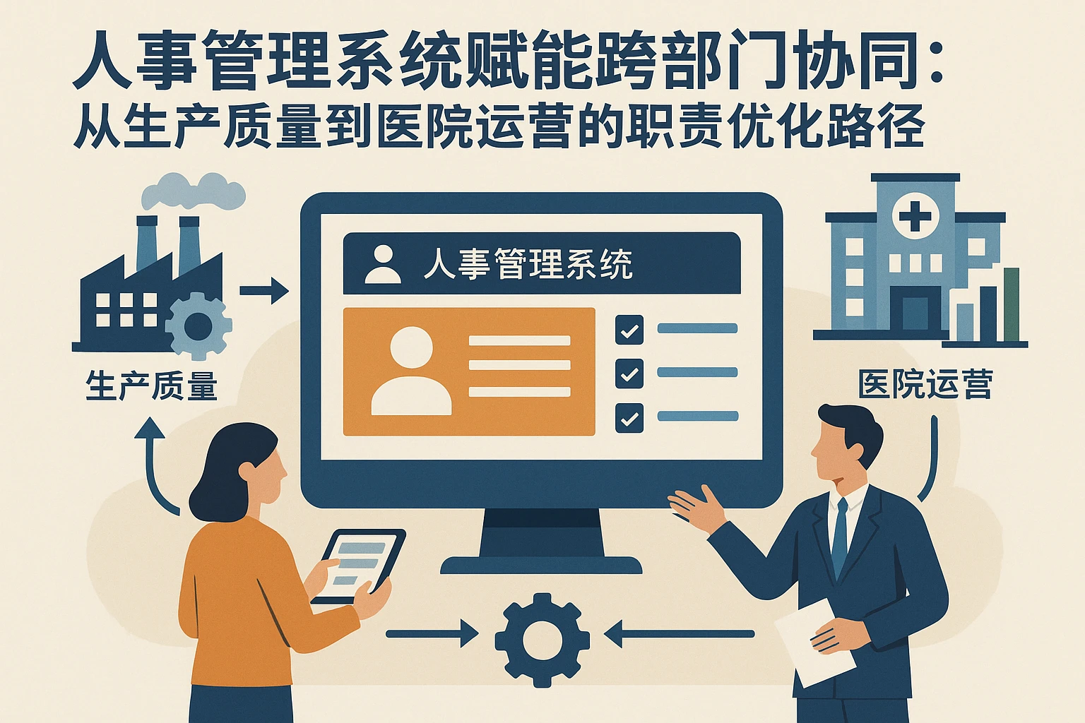 人事管理系统赋能跨部门协同：从生产质量到医院运营的职责优化路径