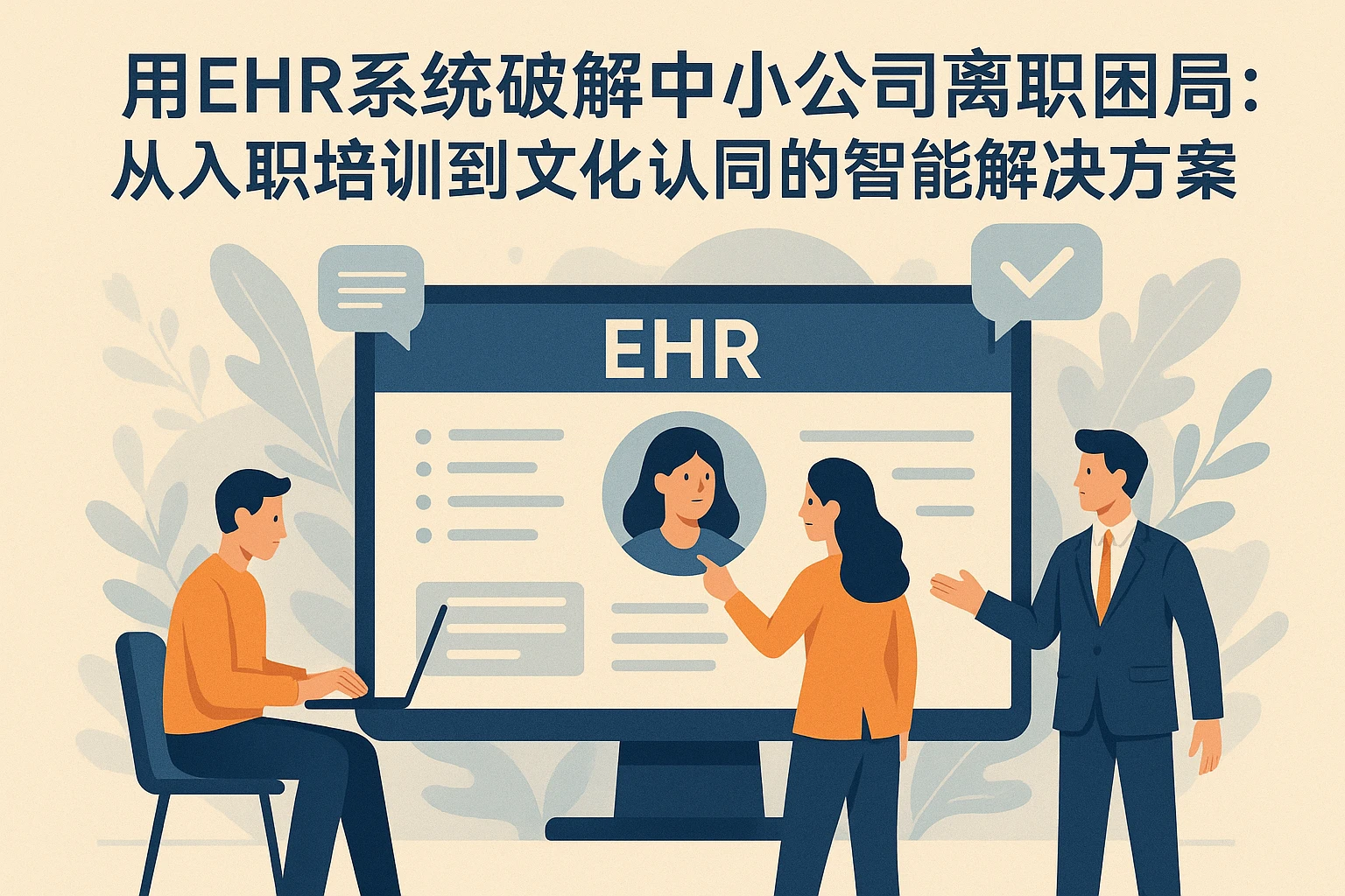 用EHR系统破解中小公司离职困局：从入职培训到文化认同的智能解决方案