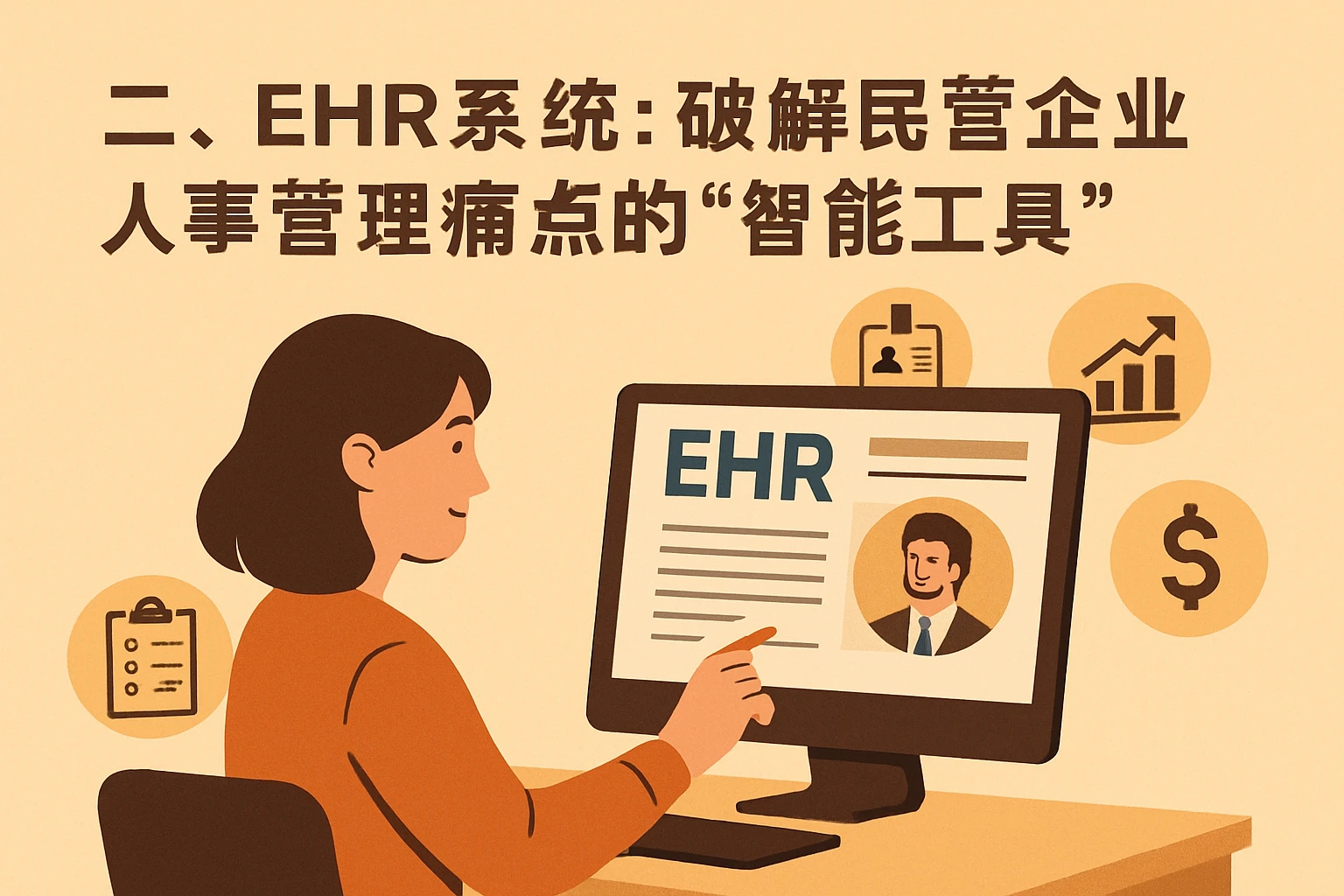 二、EHR系统：破解民营企业人事管理痛点的“智能工具”