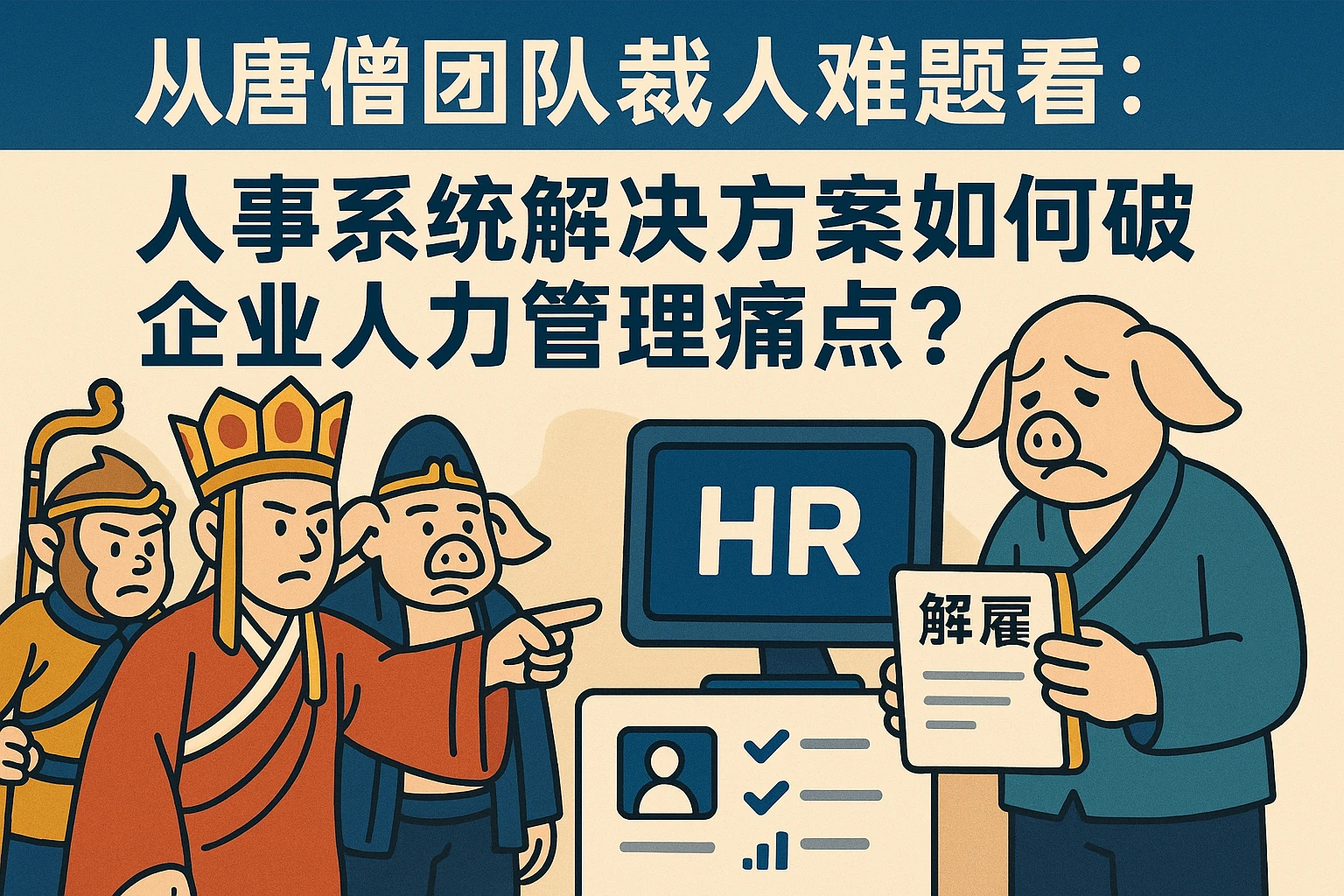 从唐僧团队裁人难题看：人事系统解决方案如何破解企业人力管理痛点？