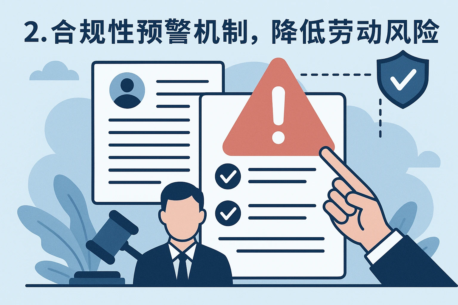 2. 合规性预警机制，降低劳动风险