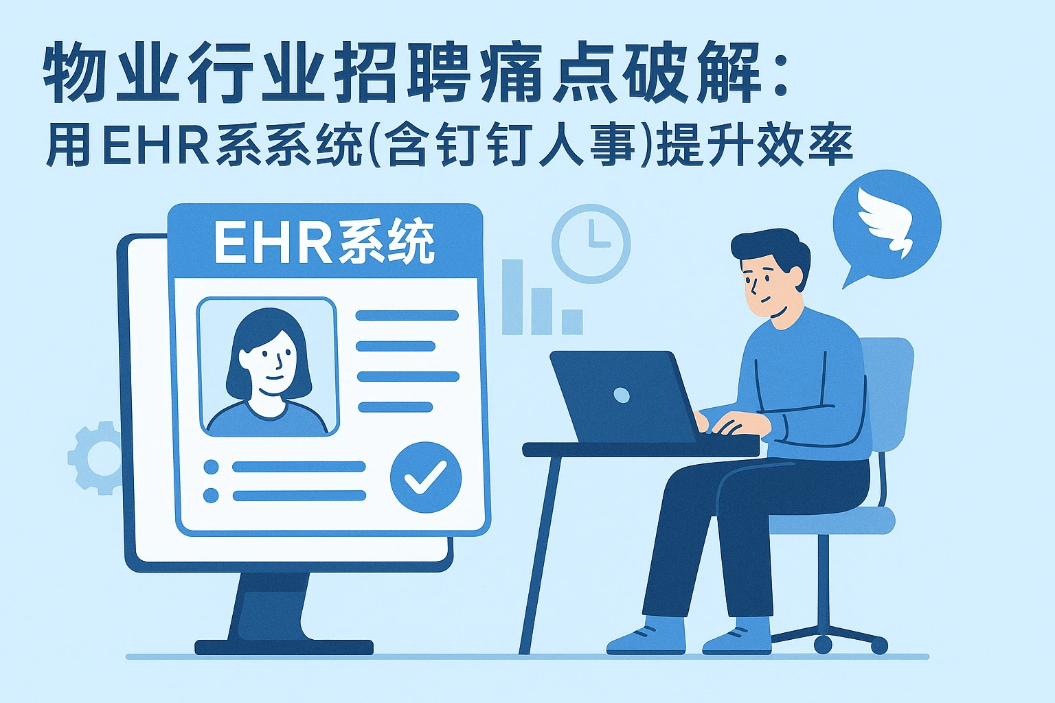 物业行业招聘痛点破解：用EHR系统（含钉钉人事）提升效率