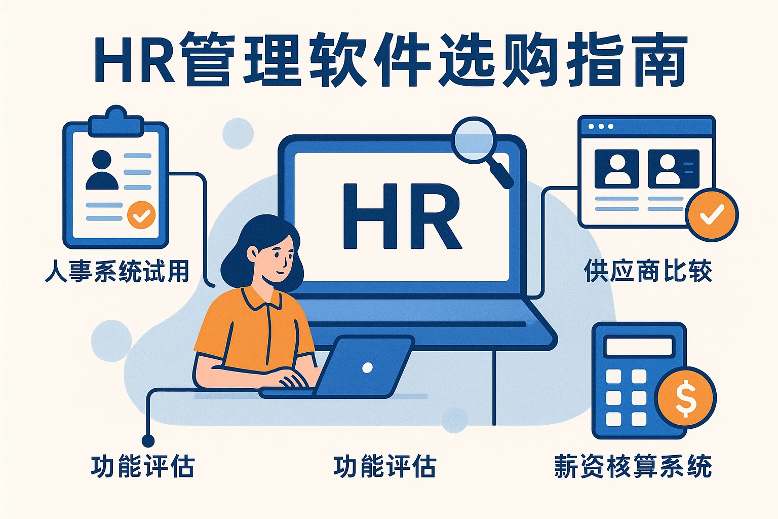 HR管理软件选购指南：从人事系统试用到薪资核算系统的全流程解析