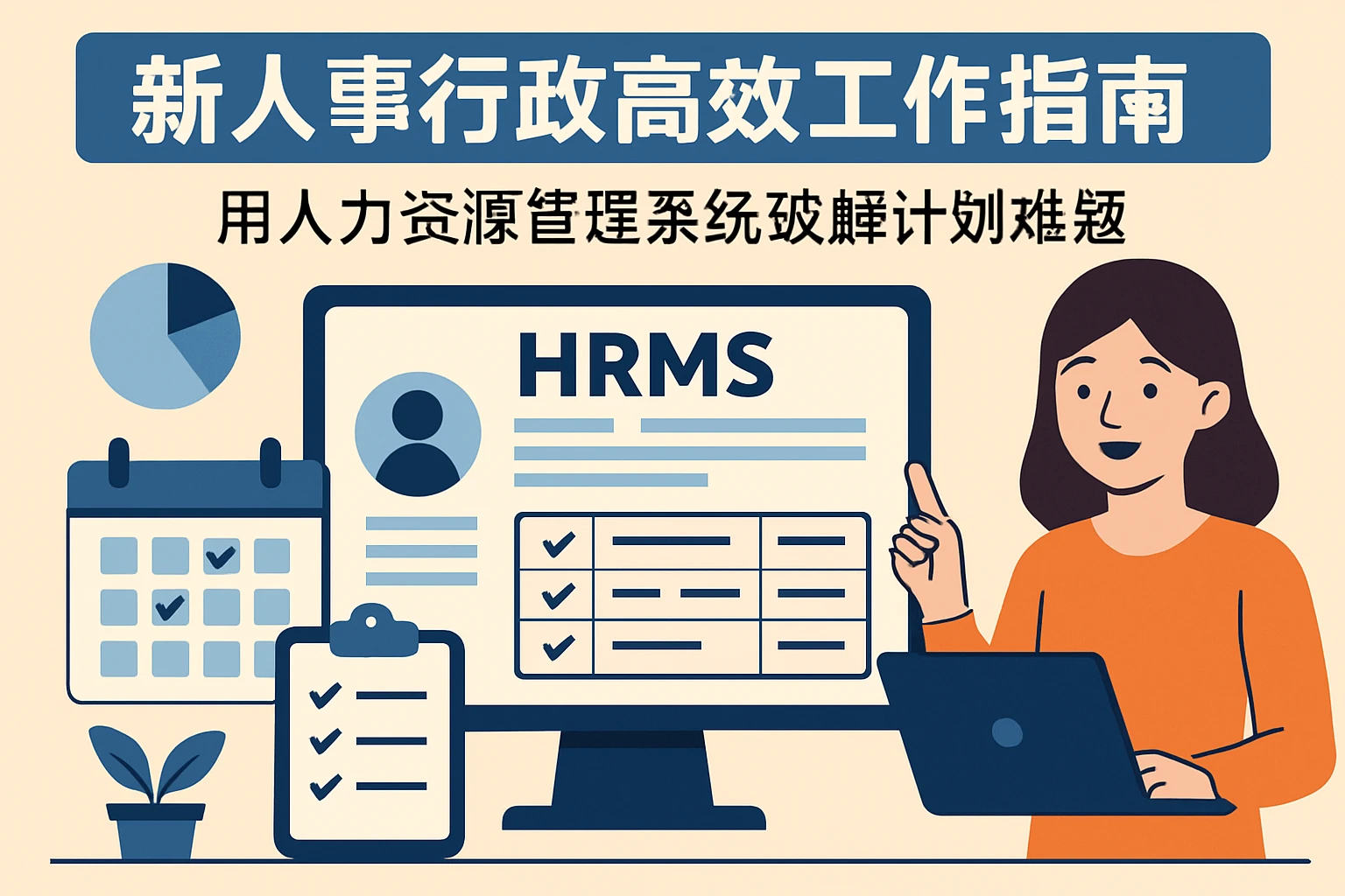 新人事行政高效工作指南：用人力资源管理系统破解计划难题