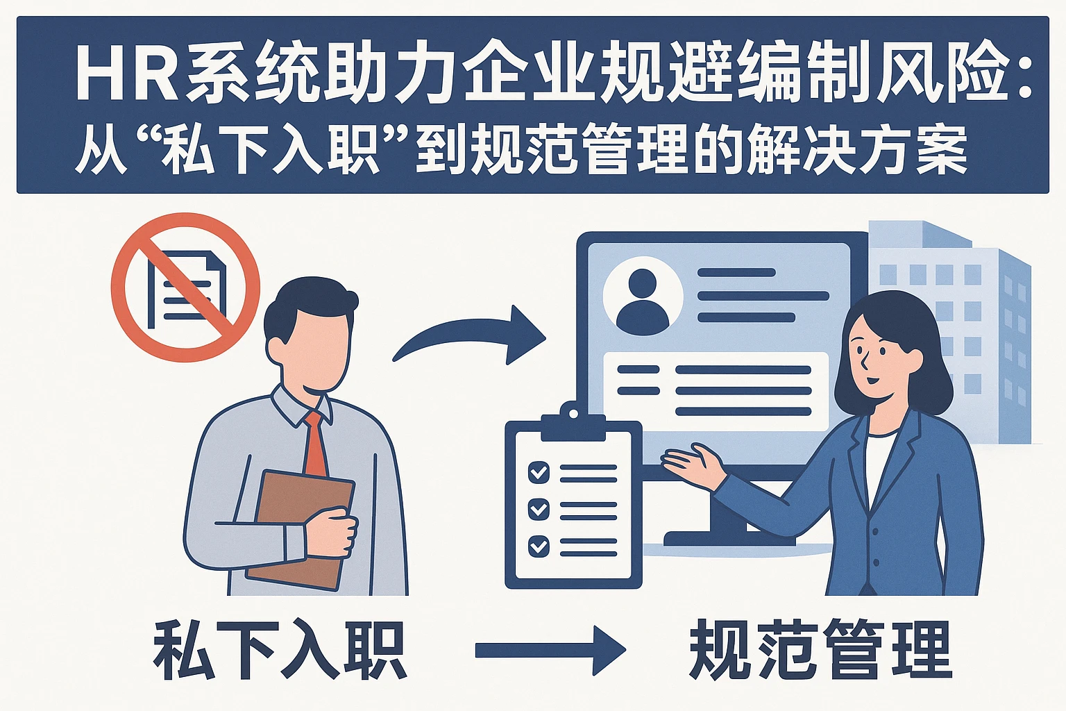 HR系统助力企业规避编制风险：从“私下入职”到规范管理的解决方案