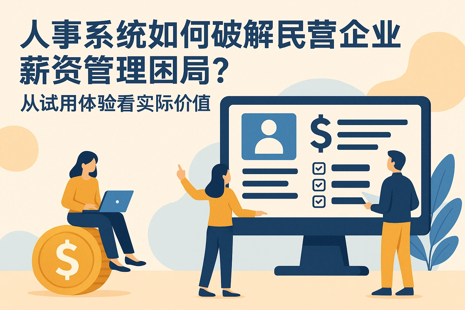 人事系统如何破解民营企业薪资管理困局？从试用体验看实际价值