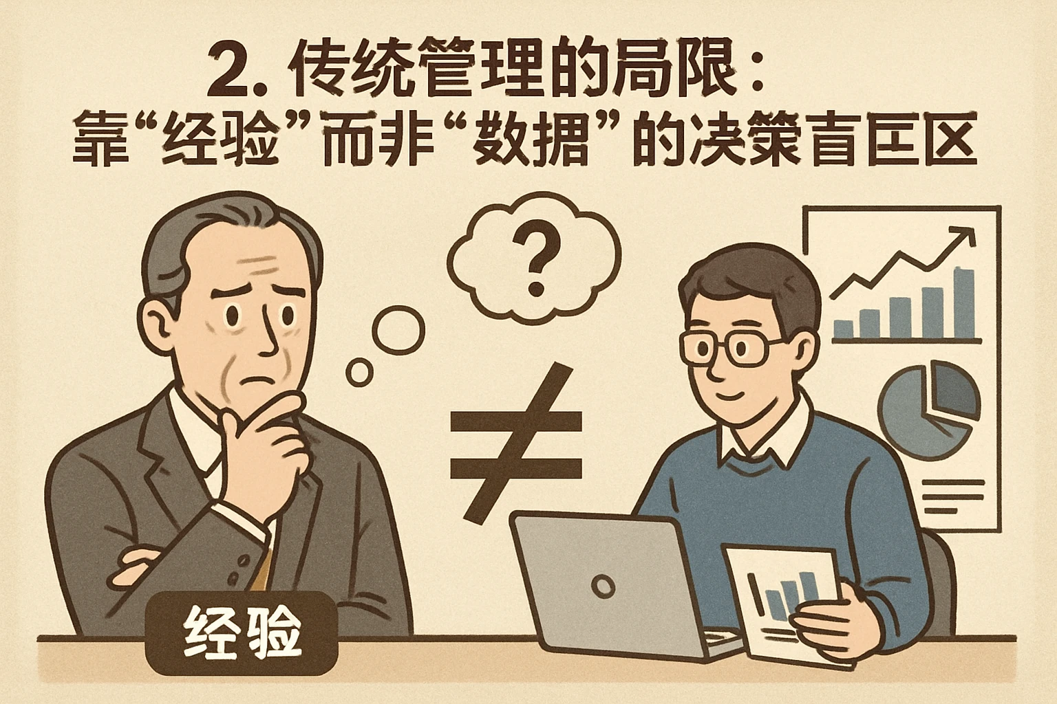 2. 传统管理的局限：靠“经验”而非“数据”的决策盲区