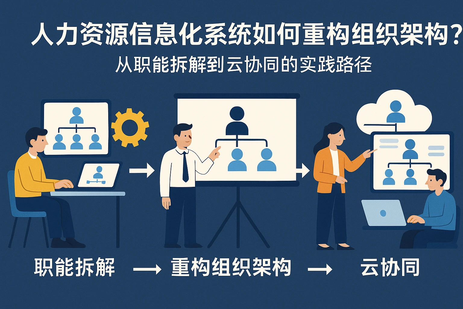 人力资源信息化系统如何重构组织架构？从职能拆解到云协同的实践路径