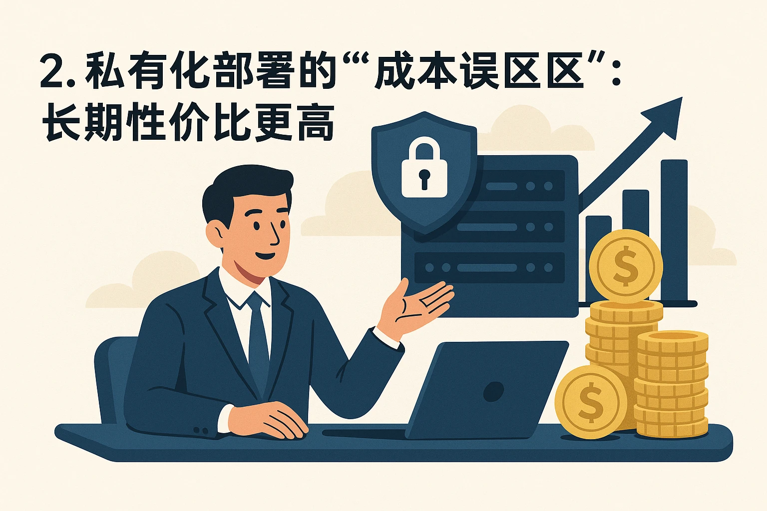 2. 私有化部署的“成本误区”：长期性价比更高