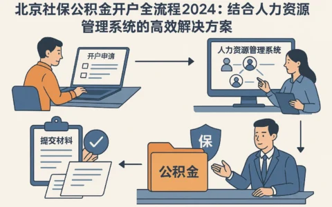 北京社保公积金开户全流程2024：结合人力资源管理系统的高效解决方案