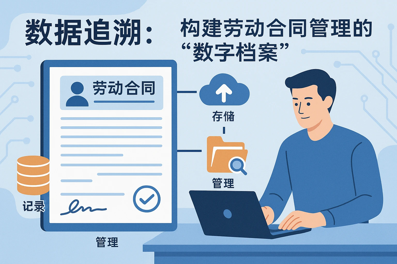 2. 数据追溯：构建劳动合同管理的“数字档案”