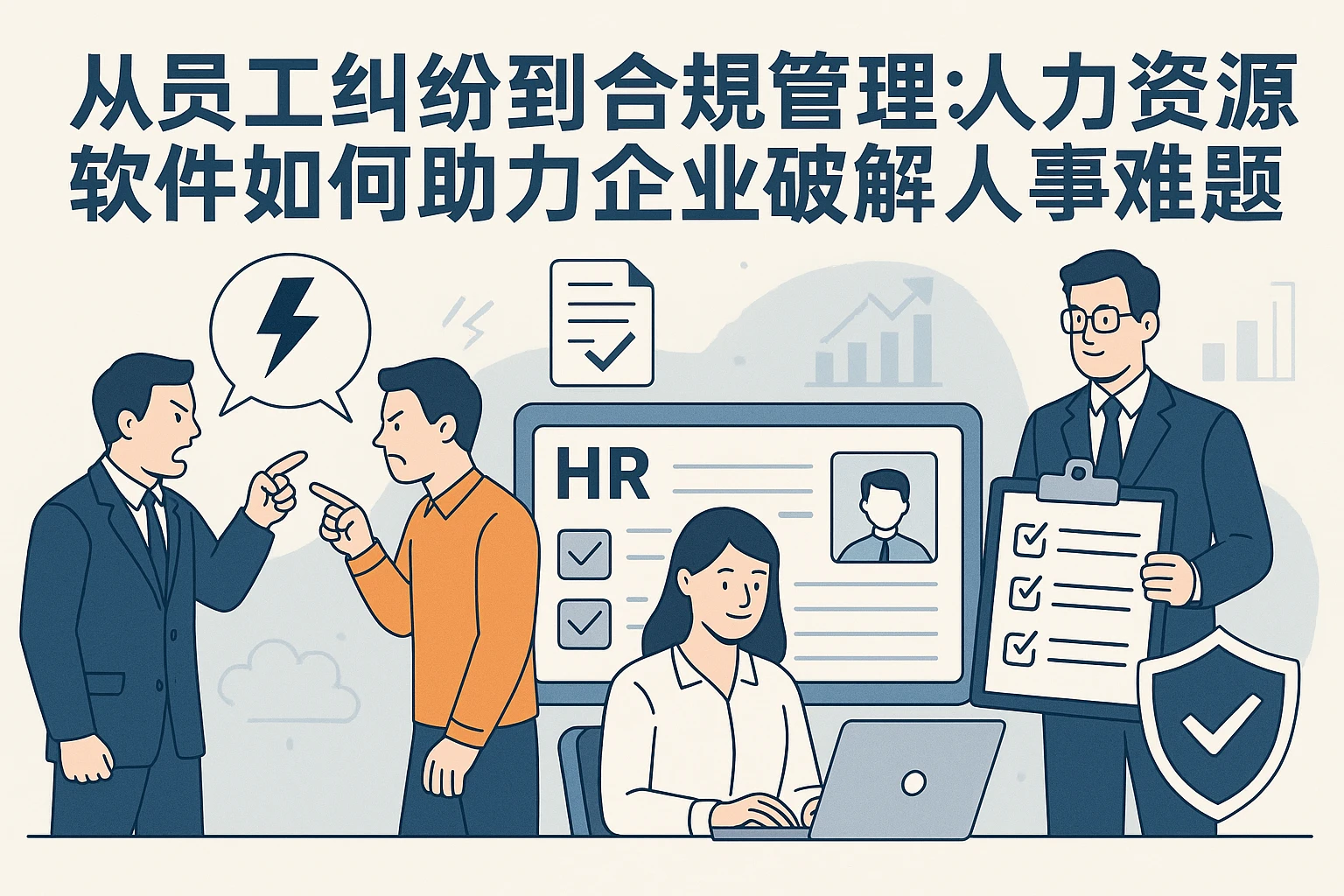 从员工纠纷到合规管理：人力资源软件如何助力企业破解人事难题