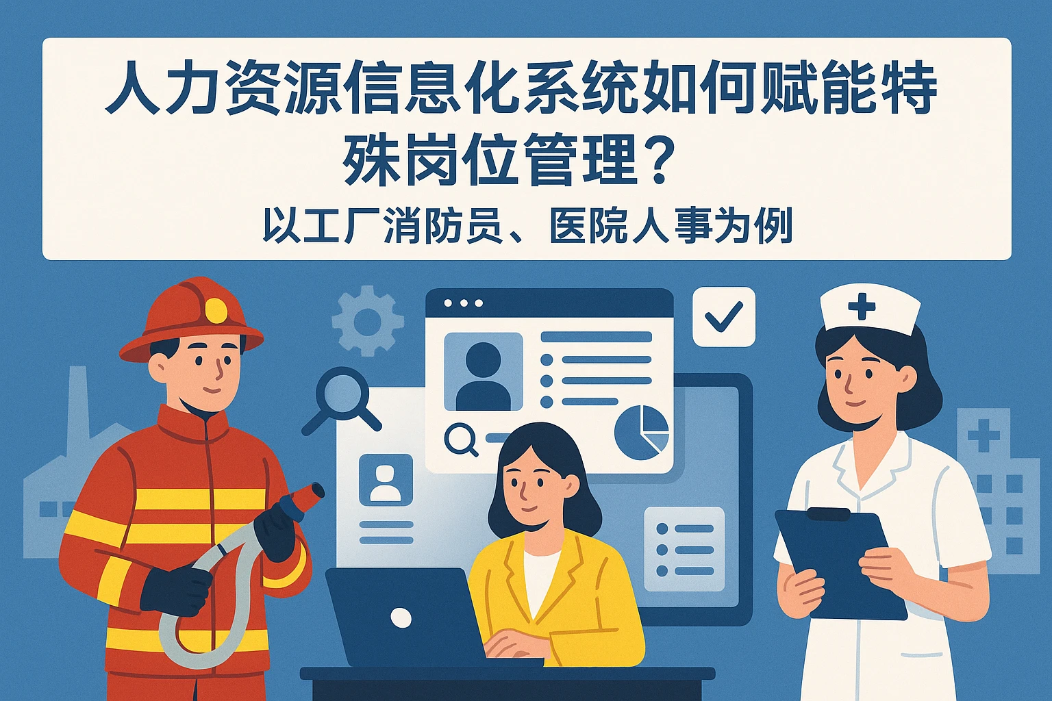 人力资源信息化系统如何赋能特殊岗位管理？以工厂消防员、医院人事为例