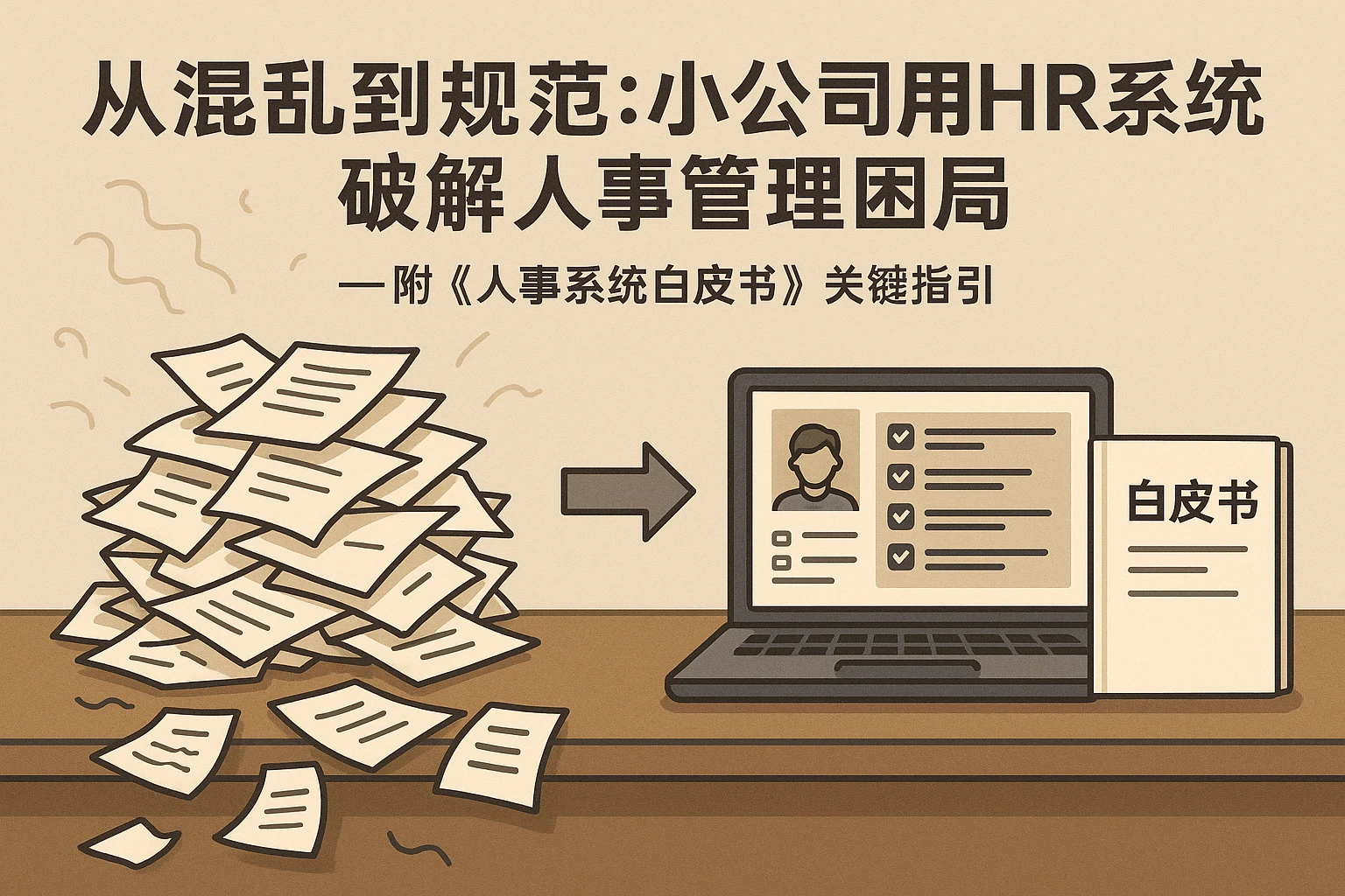 从混乱到规范：小公司用EHR系统破解人事管理困局——附《人事系统白皮书》关键指引