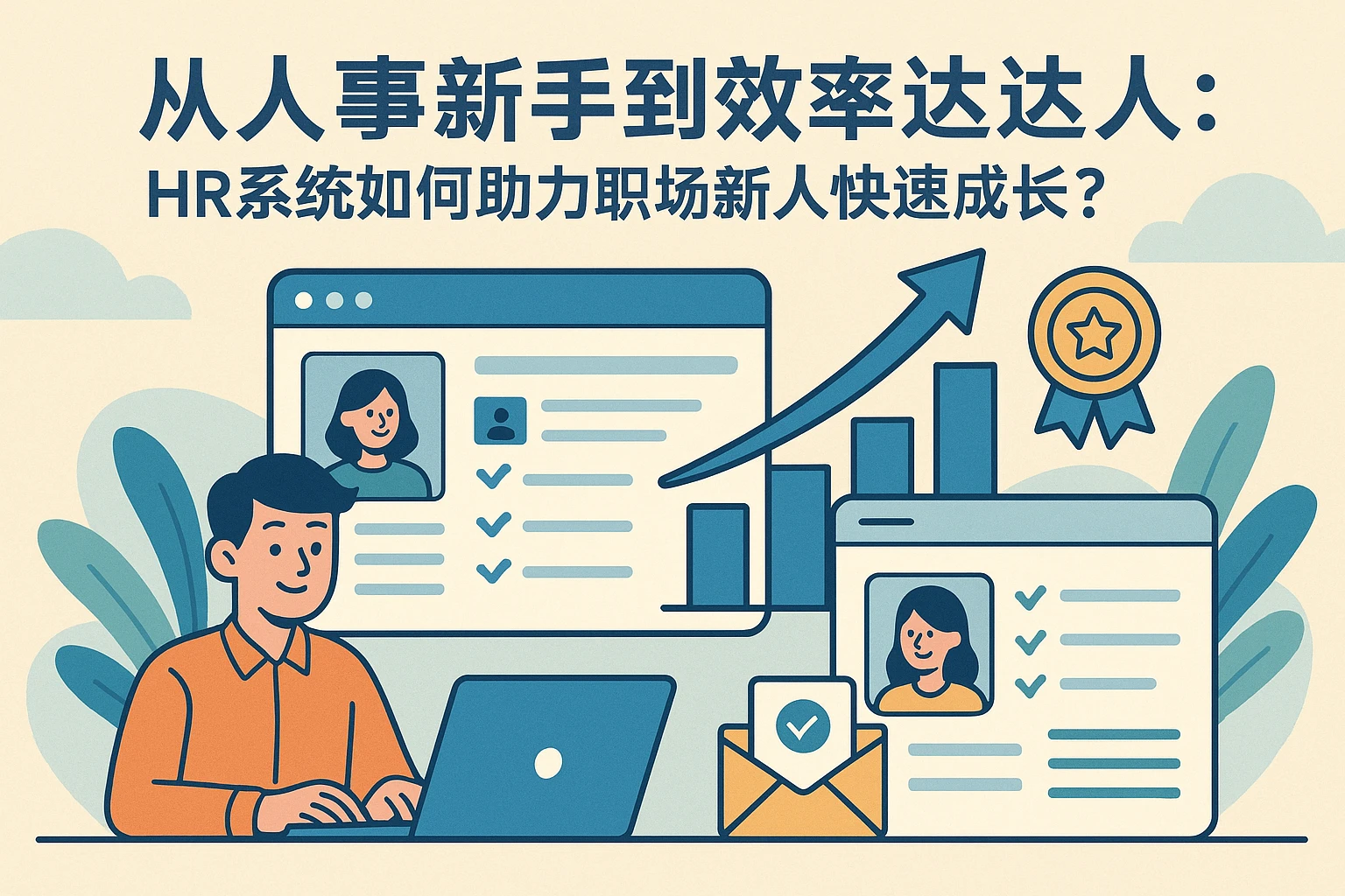从人事新手到效率达人：HR系统如何助力职场新人快速成长？