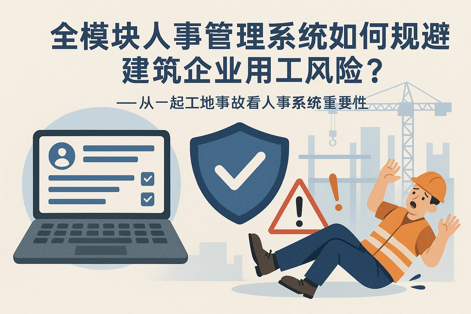 全模块人事管理系统如何规避建筑企业用工风险？——从一起工地事故看人事系统的重要性