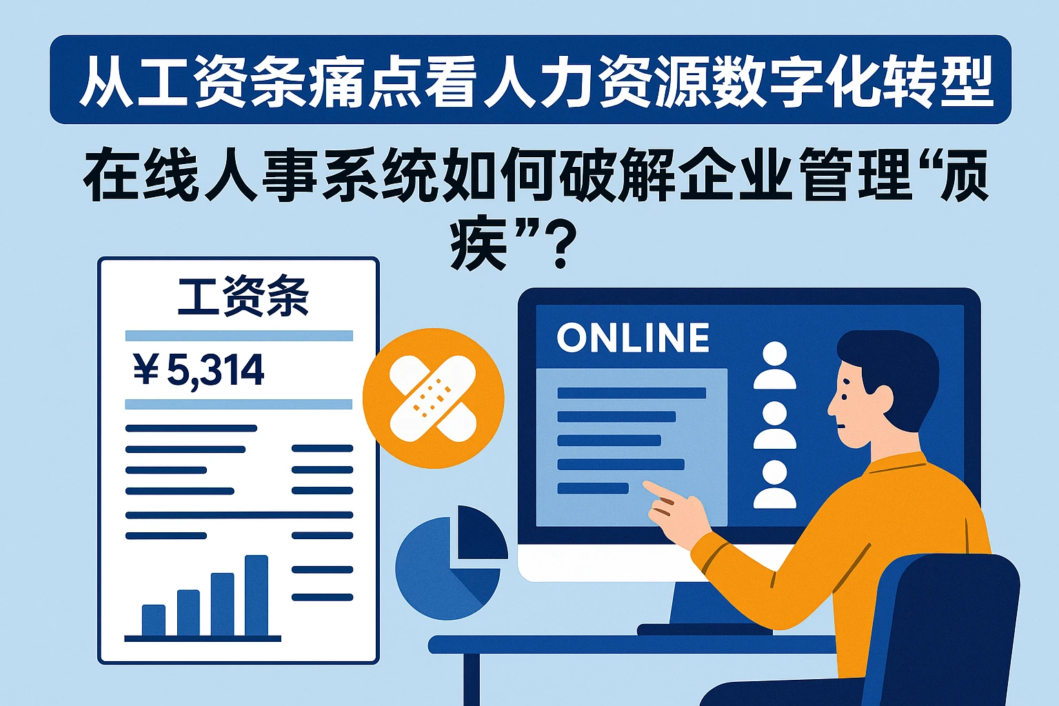从工资条痛点看人力资源数字化转型：在线人事系统如何破解企业管理“顽疾”？