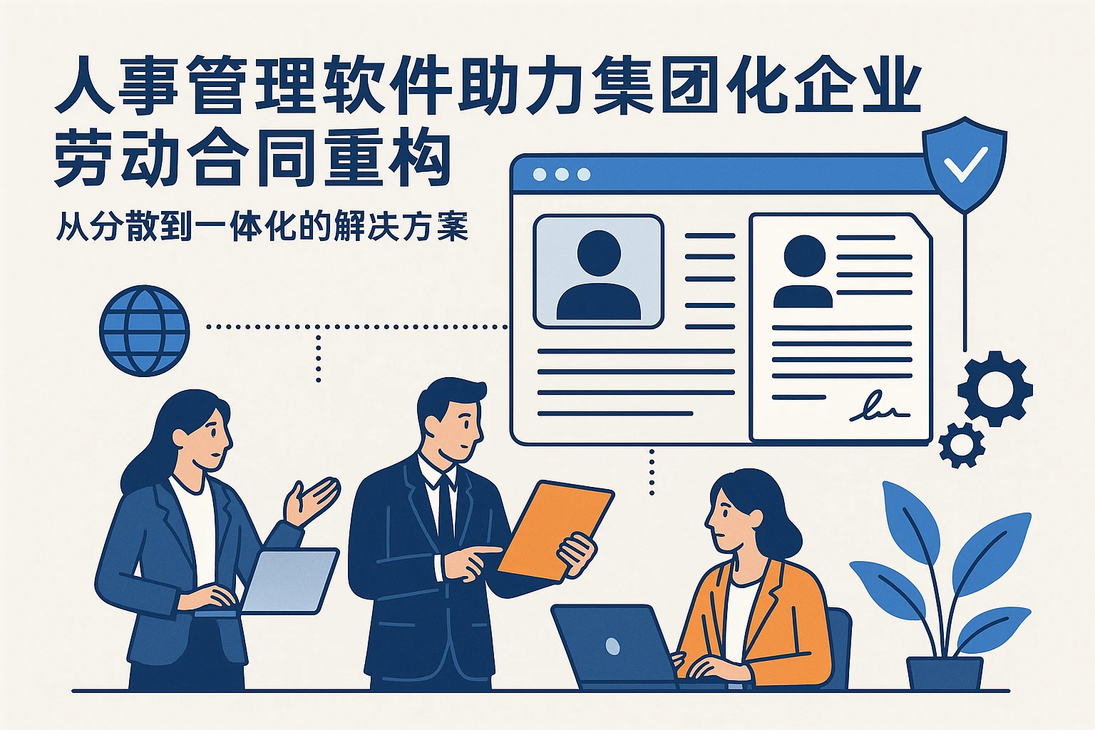 人事管理软件助力集团化企业劳动合同重构：从分散到一体化的解决方案