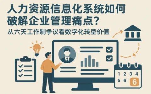 人力资源信息化系统如何破解企业管理痛点？从六天工作制争议看数字化转型价值