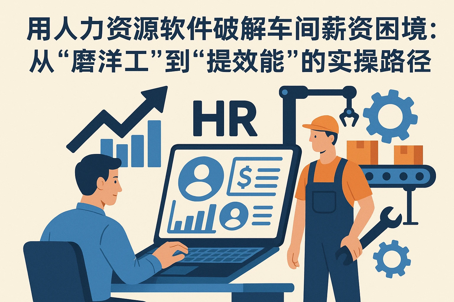 用人力资源软件破解车间薪资困境：从“磨洋工”到“提效能”的实操路径