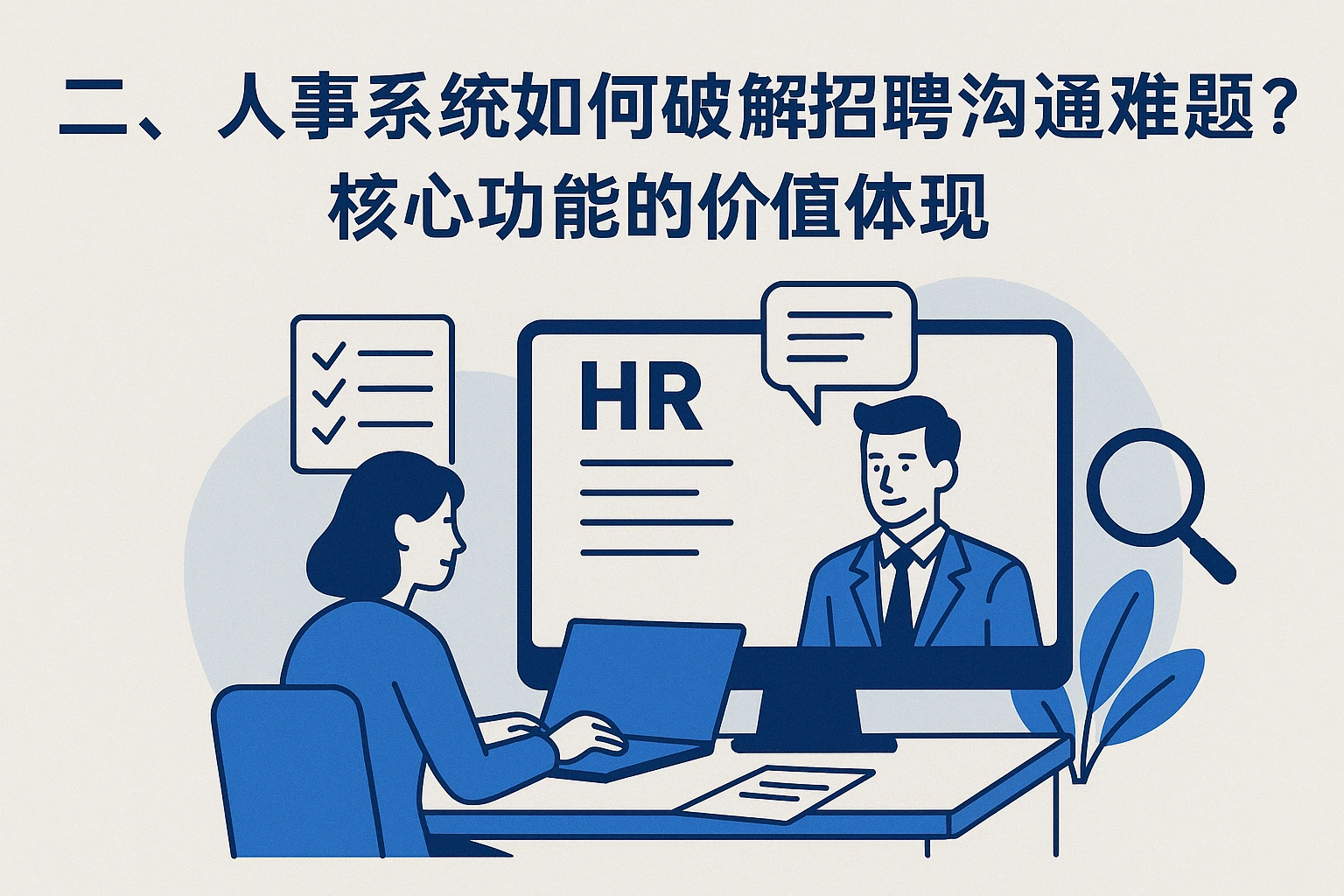 二、人事系统如何破解招聘沟通难题？核心功能的价值体现