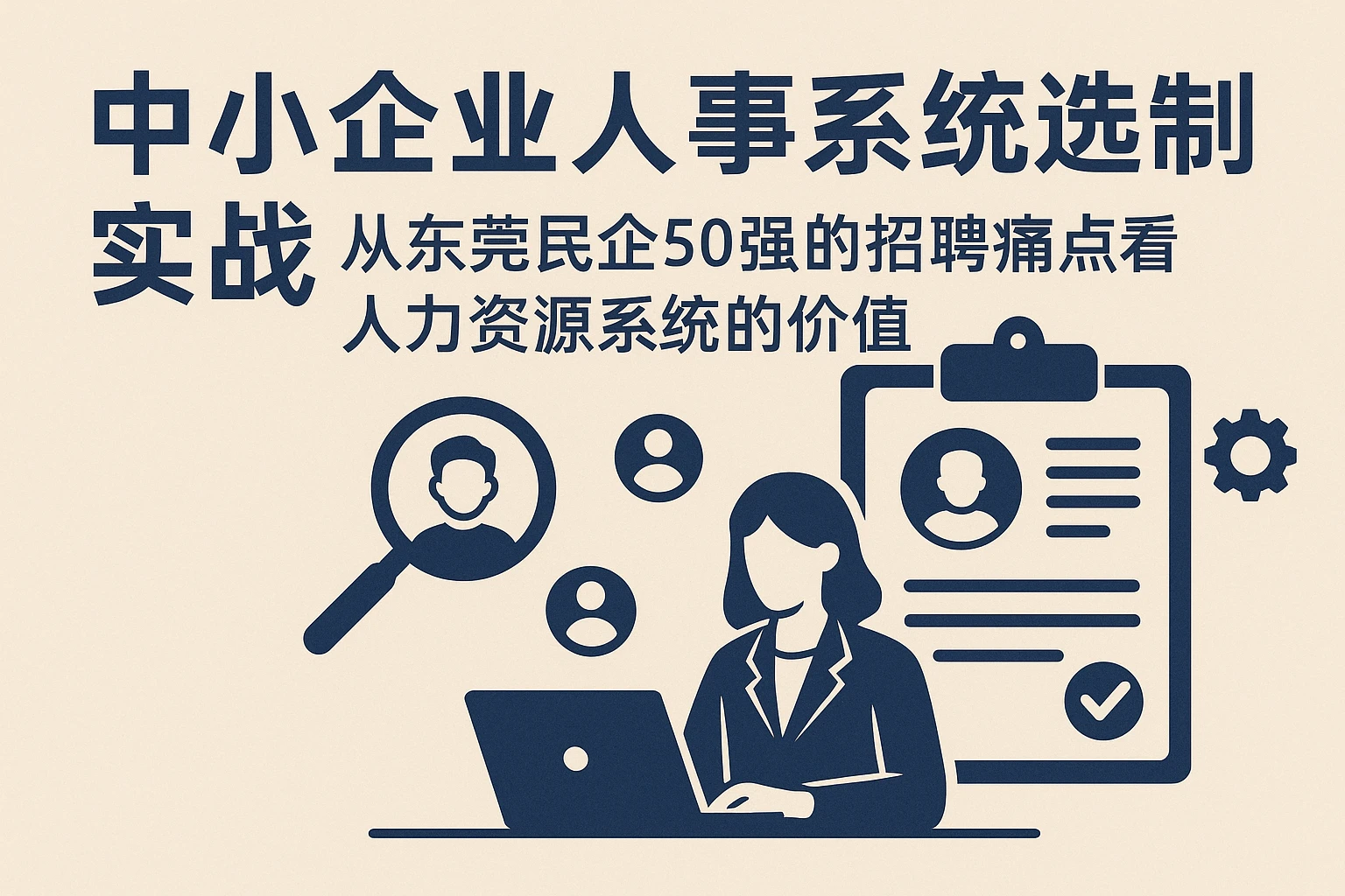 中小企业人事系统选型实战：从东莞民企50强的招聘痛点看人力资源系统的价值