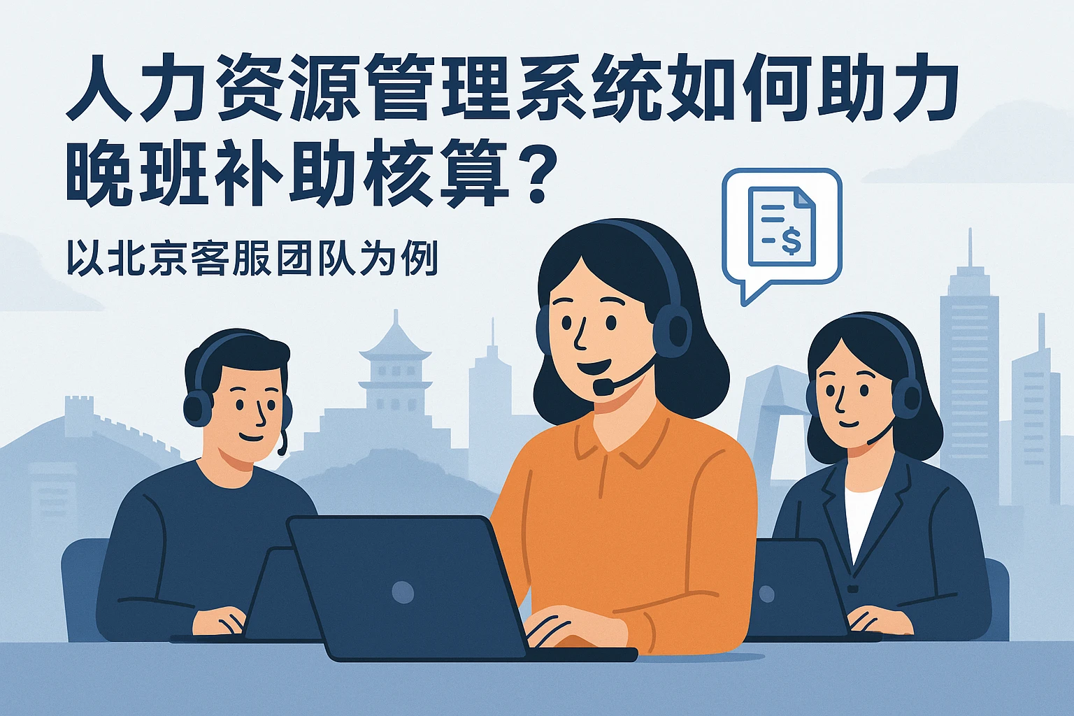 人力资源管理系统如何助力晚班补助核算？以北京客服团队为例