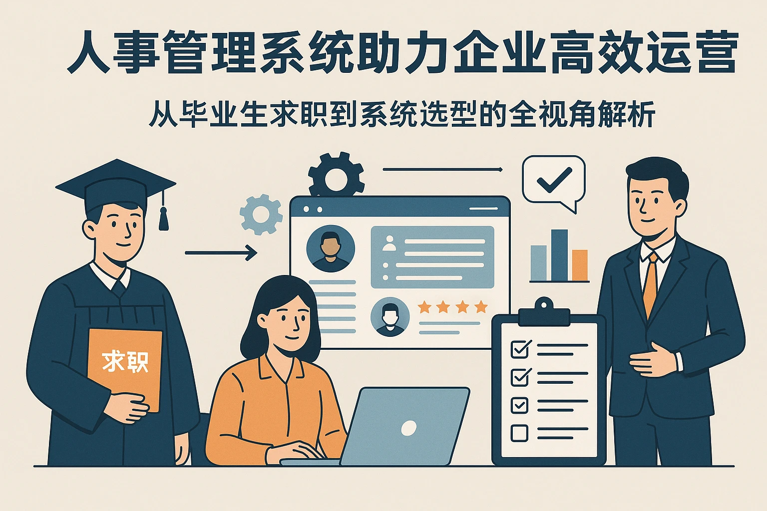 人事管理系统助力企业高效运营：从毕业生求职到系统选型的全视角解析