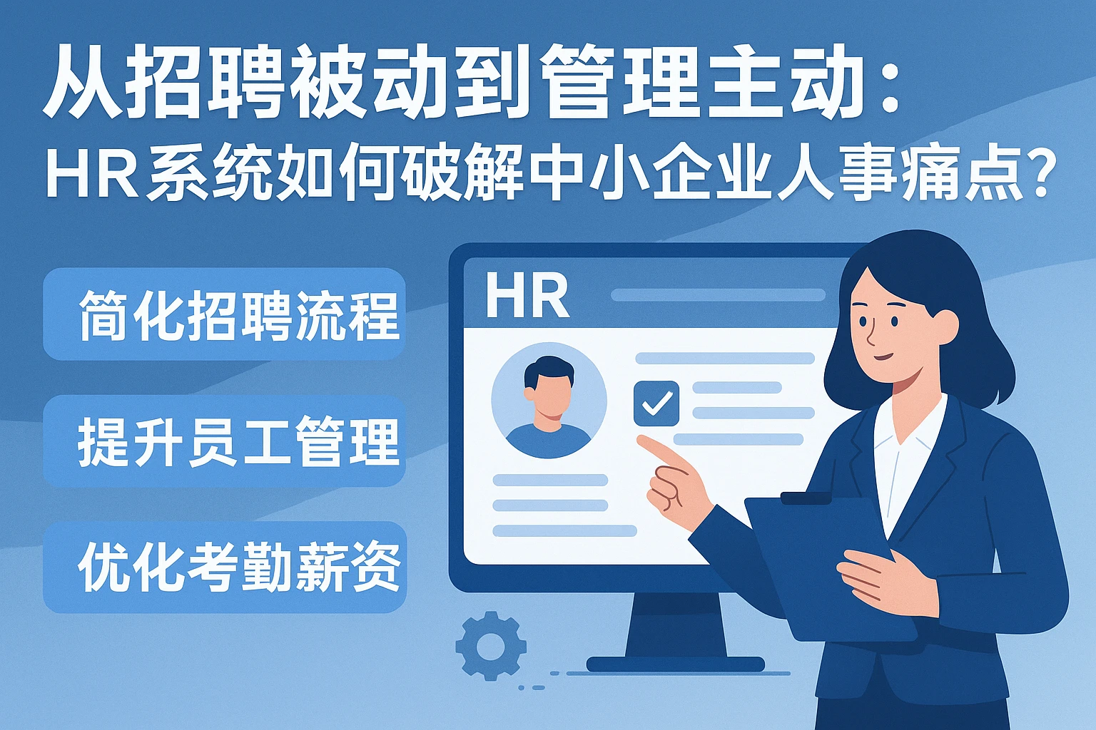 从招聘被动到管理主动：HR系统如何破解中小企业人事痛点？