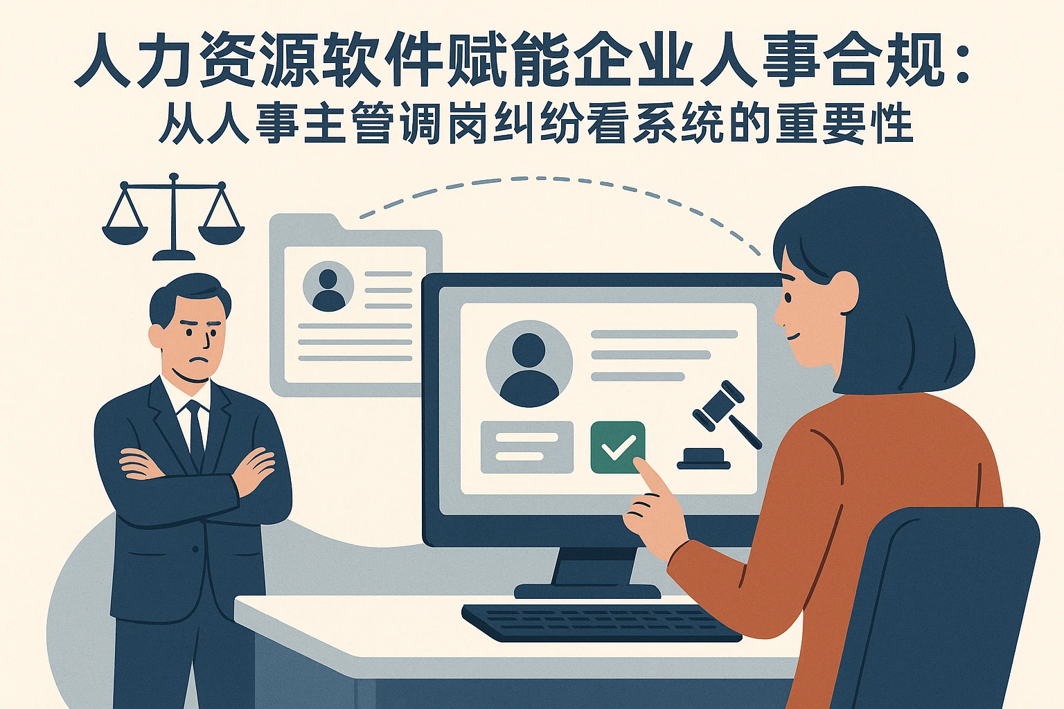 人力资源软件赋能企业人事合规：从人事主管调岗纠纷看系统的重要性