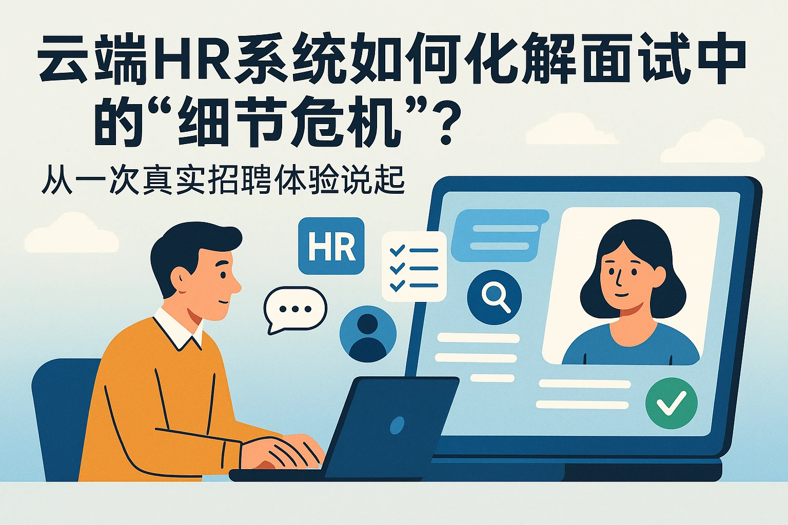 云端HR系统如何化解面试中的“细节危机”?从一次真实招聘体验说起