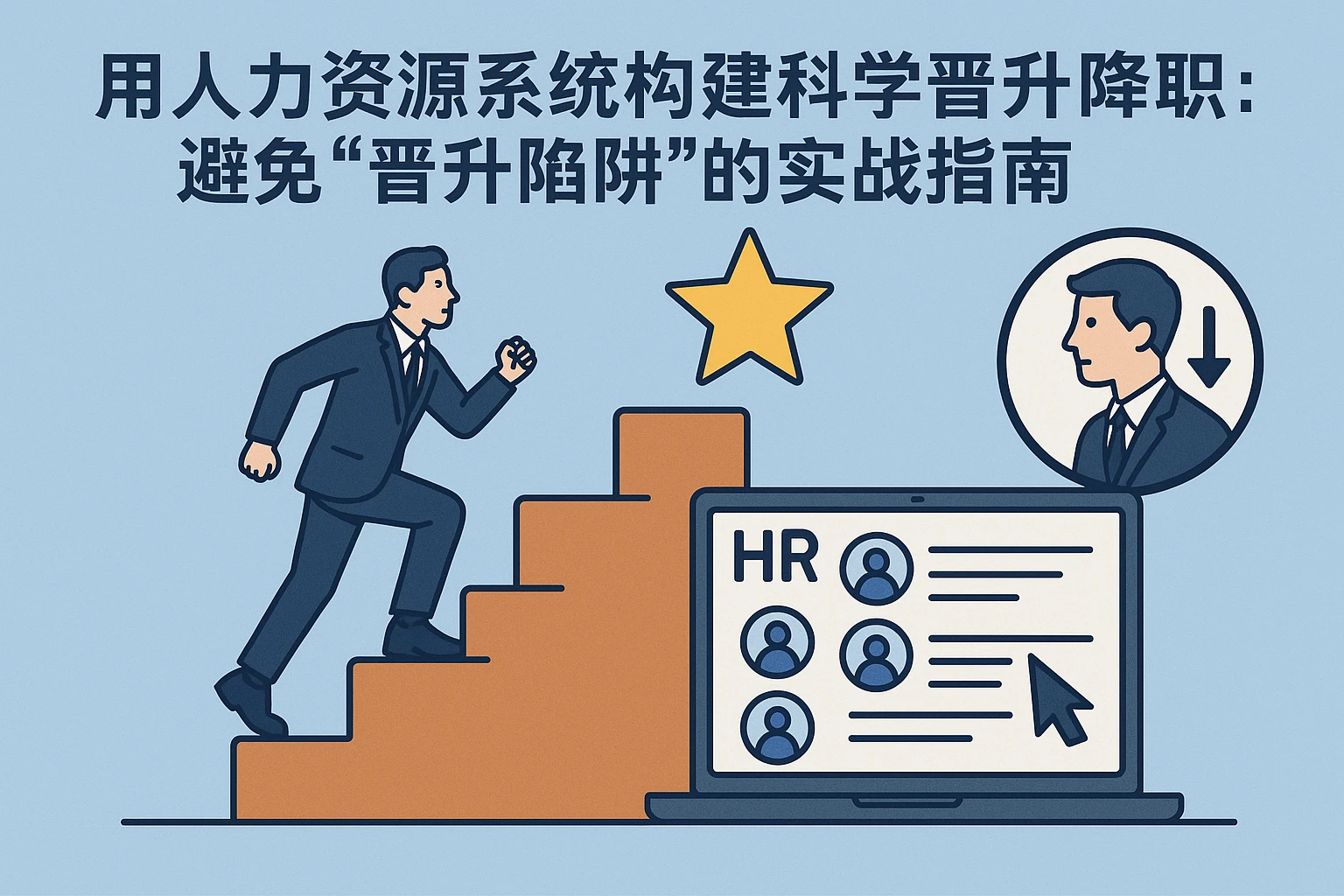 用人力资源系统构建科学晋升降职机制：避免“晋升陷阱”的实战指南