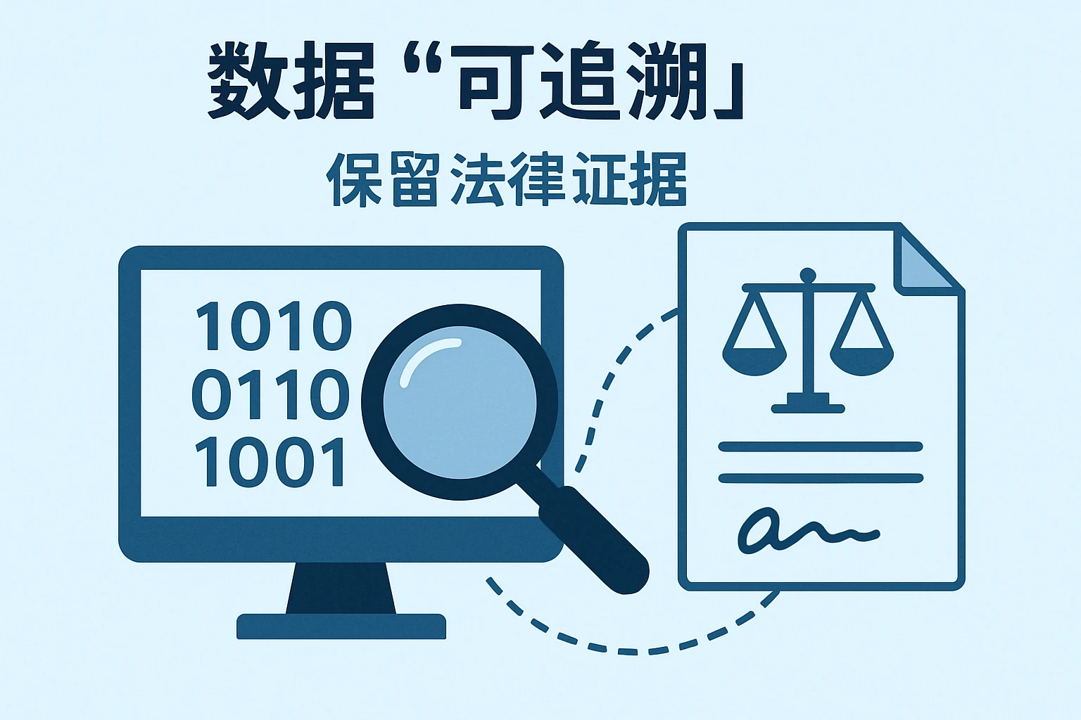 2. 数据“可追溯”，保留法律证据