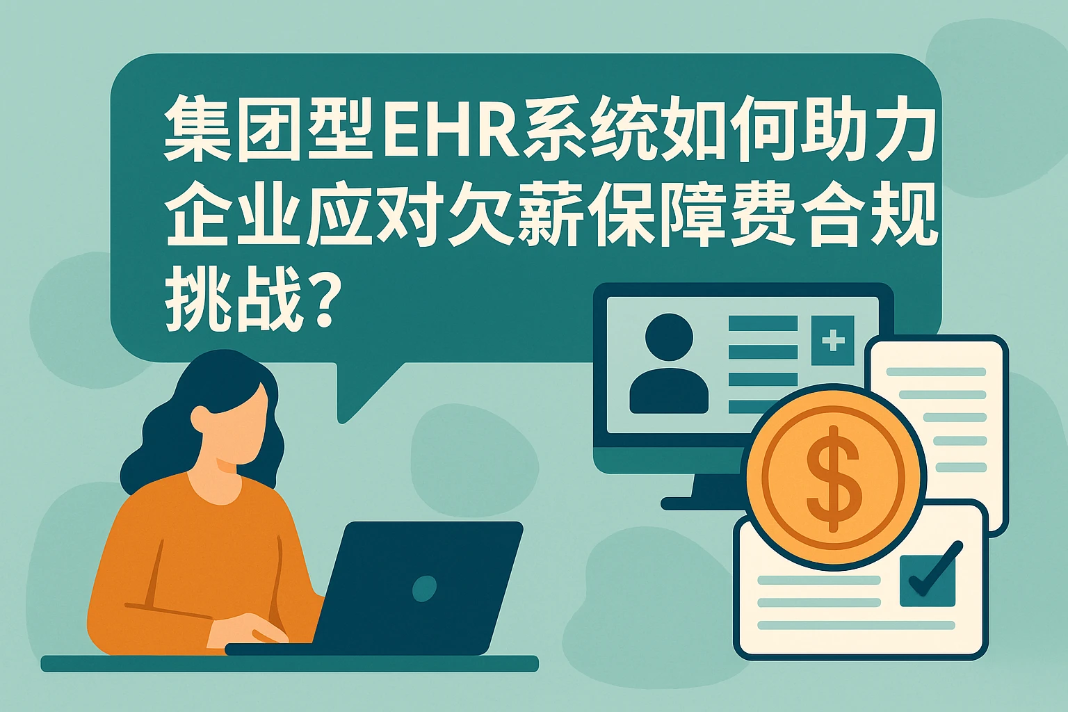 集团型EHR系统如何助力企业应对欠薪保障费合规挑战？