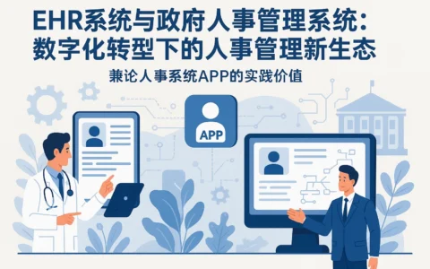 EHR系统与政府人事管理系统：数字化转型下的人事管理新生态——兼论人事系统APP的实践价值