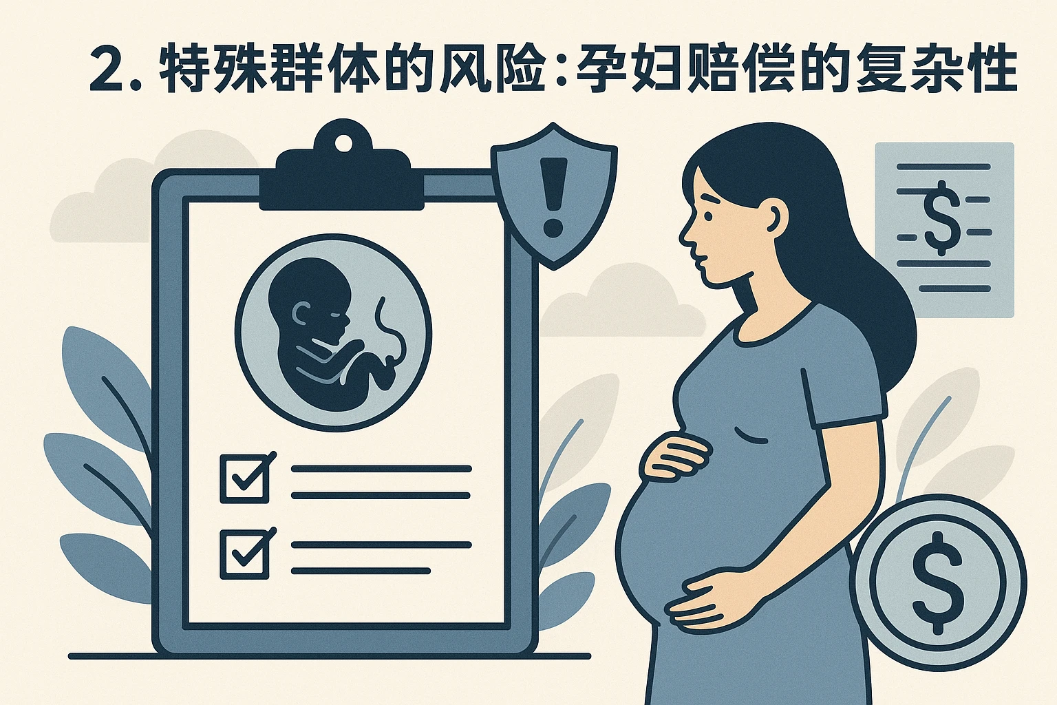 2. 特殊群体的风险：孕妇赔偿的复杂性