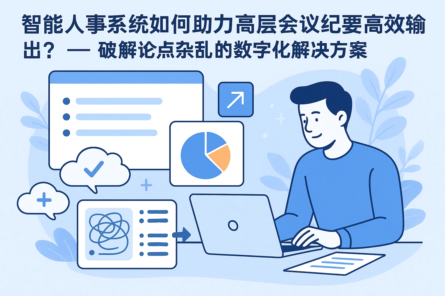 智能人事系统如何助力高层会议纪要高效输出？——破解论点杂乱的数字化解决方案